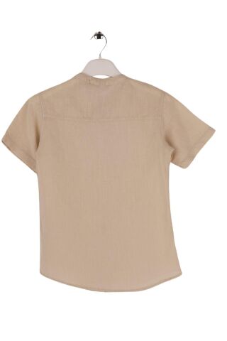 Mutlu Kids Hakim Yaka Kısa Kollu Erkek Çocuk Gömlek Bej - 6 Yaş