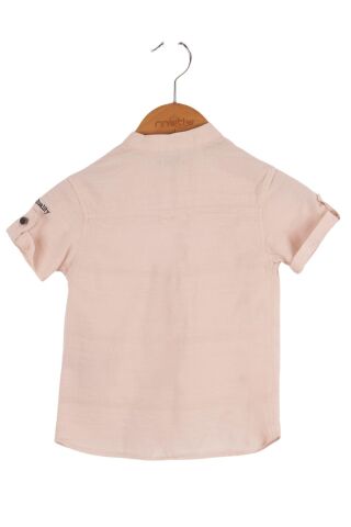 Mutlu Kids Kısa Kollu Erkek Çocuk Gömlek