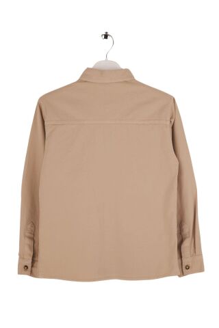 Mutlu Kids Erkek Çocuk Gabardin Gömlek Bej - 16 Yaş