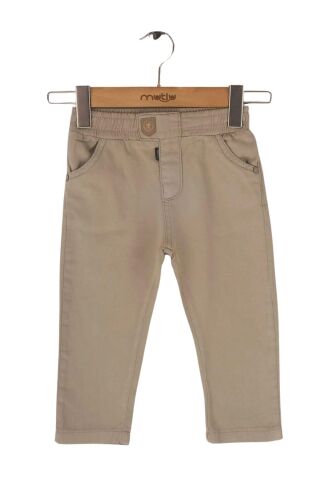 Mutlu Kids Beli Lastikli Erkek Bebek Gabardin Pantolon ÇAĞLA - 12-18 Ay