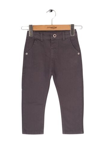 Mutlu Kids Erkek Bebek Denim Pantolon Haki - 12 Ay