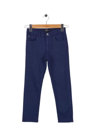 Mutlu Kids Erkek Çocuk Denim Pantolon Lacivert - 8 Yaş