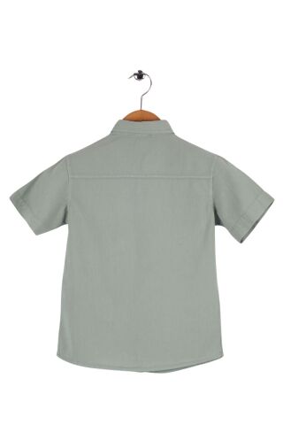 Mutlu Kids Kısa Kollu Erkek Çocuk Gömlek ÇAĞLA - 11 Yaş