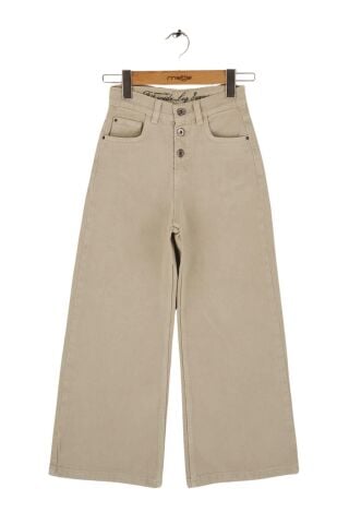 Mutlu Kids Kız Çocuk Wide Leg Kot Pantolon