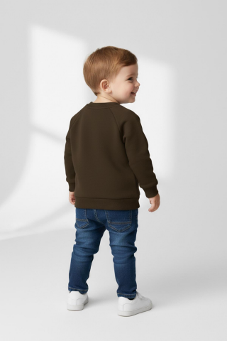 Mutlu Kids Cep Detaylı Erkek Bebek Sweatshirt Lacivert - 9-12 Ay