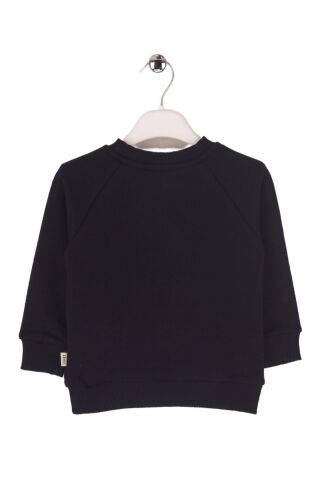 Mutlu Kids Cep Detaylı Erkek Bebek Sweatshirt Lacivert - 12-18 Ay