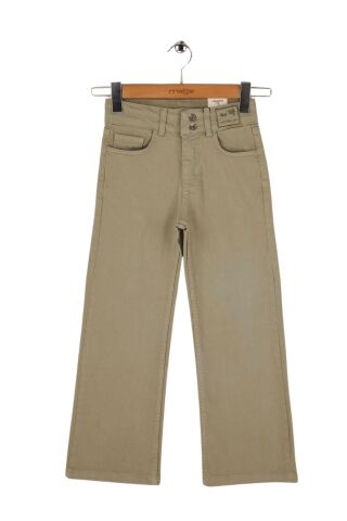 Mutlu Kids Kız Çocuk Wide Leg Kot Pantolon ÇAĞLA - 7 Yaş