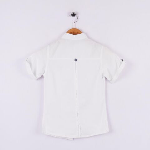 Mutlu Kids Kısa Kollu Erkek Çocuk Gömlek