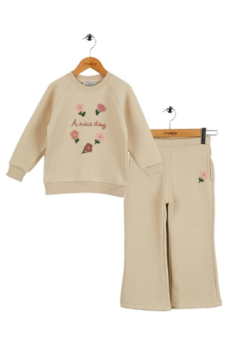 SÜZENE NAKIŞLI KIZ TAKIM Pembe - 6 Yaş