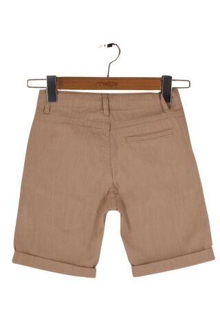 Mutlu Kids Cepli Erkek Çocuk Şort Bej - 13 Yaş