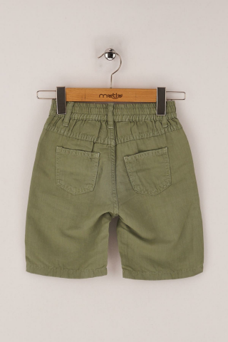 Mutlu Kidsm Erkek Çocuk Bermuda Şort Bej - 8 Yaş