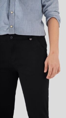 Mutlu Kids Erkek Çocuk Gabardin Pantolon Siyah - 15 Yaş