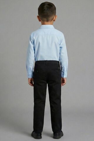 Mutlu Kids Erkek Çocuk Gabardin Pantolon Siyah - 15 Yaş