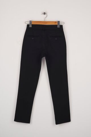 Mutlu Kids Erkek Çocuk Gabardin Pantolon Siyah - 15 Yaş