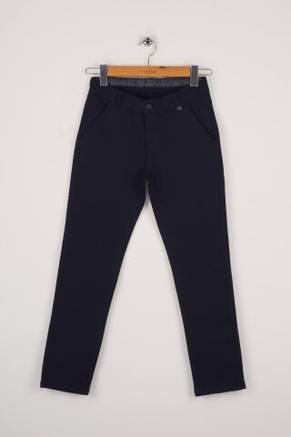 Mutlu Kids Erkek Çocuk Gabardin Pantolon Lacivert - 12 Yaş