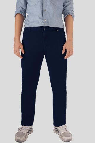 Mutlu Kids Erkek Çocuk Gabardin Pantolon Lacivert - 15 Yaş
