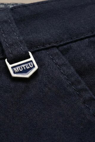 Mutlu Kids Erkek Çocuk Gabardin Pantolon Lacivert - 15 Yaş