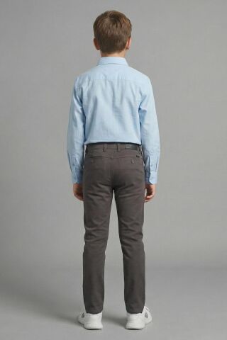 Mutlu Kids Erkek Çocuk Gabardin Pantolon Antrasit - 14 Yaş