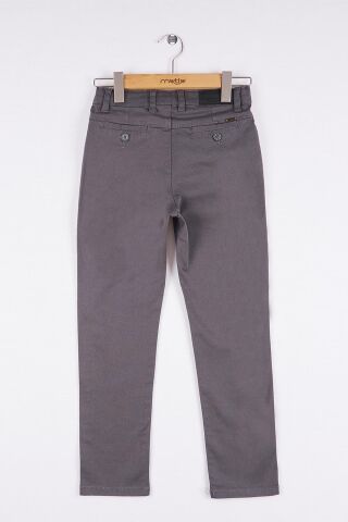 Mutlu Kids Erkek Çocuk Gabardin Pantolon Gri - 11 Yaş