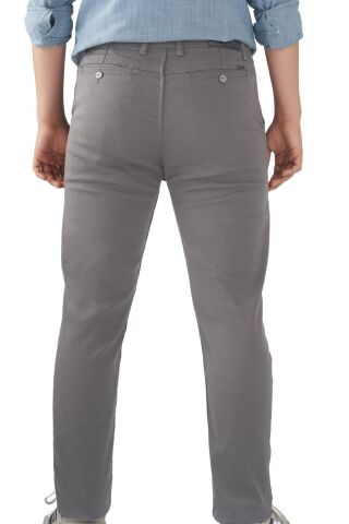 Mutlu Kids Erkek Çocuk Gabardin Pantolon Gri - 8 Yaş