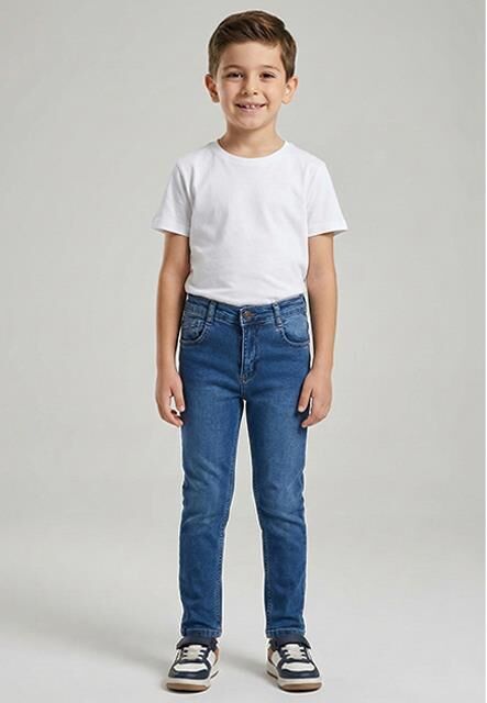 Mutlu Kids Erkek Çocuk Pantolon ORTA MAVİ - 11 Yaş