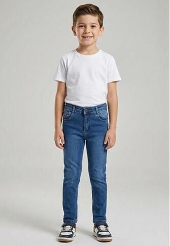Mutlu Kids Erkek Çocuk Pantolon ORTA MAVİ - 11 Yaş