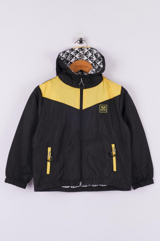 Mutlu Kids Erkek Çocuk Kapüşonlu Yağmurluk