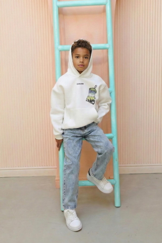 CEP PARÇASI DETAYLI ERKEK KOT PANTOLON AÇIK MAVİ KAR - 9 Yaş