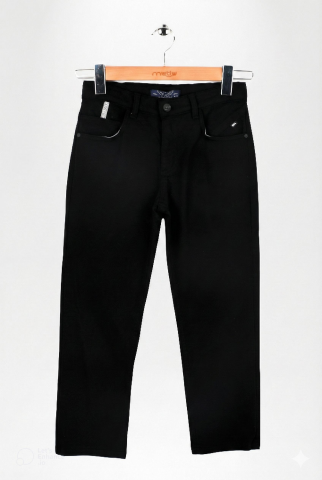 Mutlu Kids Erkek Çocuk Gabardin Pantolon Siyah - 8 Yaş