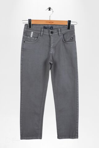 Mutlu Kids Erkek Çocuk Gabardin Pantolon Antrasit - 9 Yaş