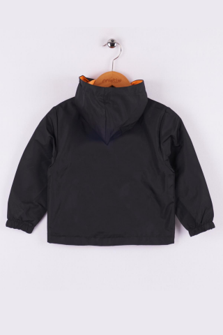Mutlu Kids Erkek Çocuk Yağmurluk Siyah - 8 Yaş
