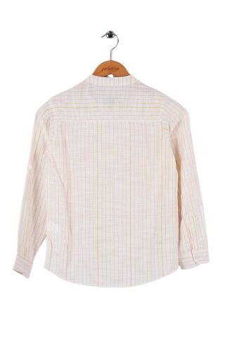 Mutlu Kids Hakim Yaka Çizgili Erkek Çocuk Gömlek Sarı - 6 Yaş