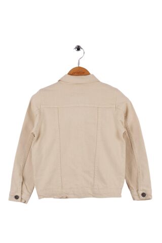 Mutlu Kids Erkek Çocuk Denim Ceket Bej - 8 Yaş
