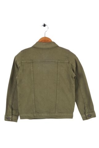 Mutlu Kids Erkek Çocuk Denim Ceket Haki - 3 Yaş