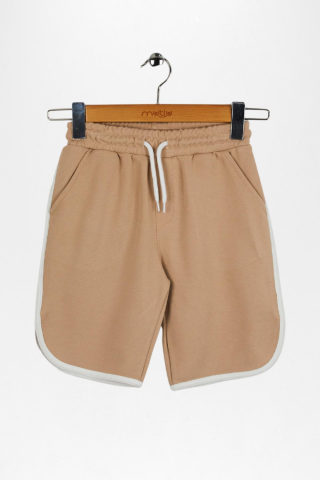 Baskılı Kısa Kol Tişört ve Şort 2’li Erkek Çocuk Takımı Siyah - 8 Yaş