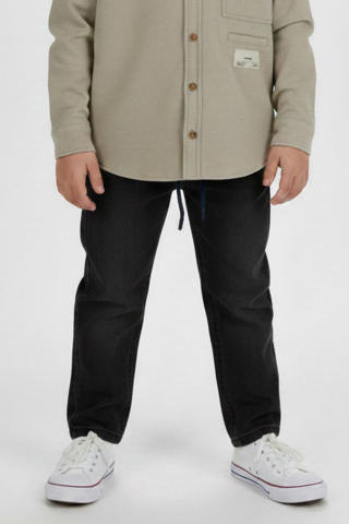 Bel Lastikli Erkek Kot Pantolon Açık Mavi - 5 Yaş