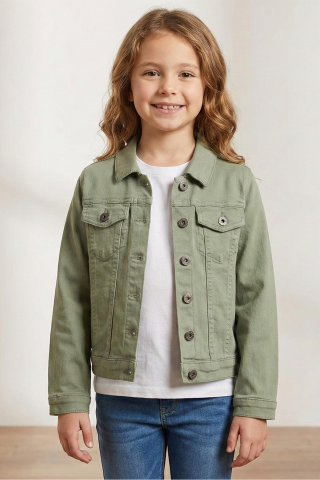 Mutlu Kids Kız Çocuk Denim Ceket ÇAĞLA - 5 Yaş