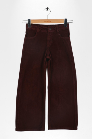 Kemer Apoletli Kadife Pantolon 11 Yaş - Bej