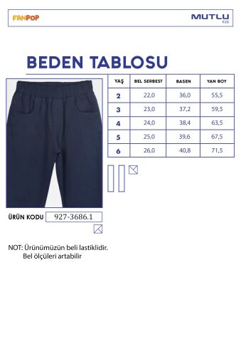 Kontrast Erkek Takım Lacivert - 6 Yaş