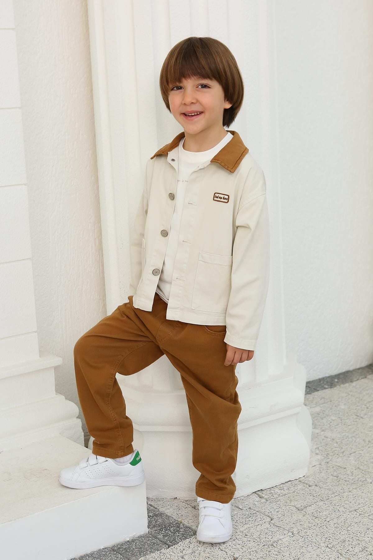 Kontrast Erkek Takım KAHVE - 3 Yaş