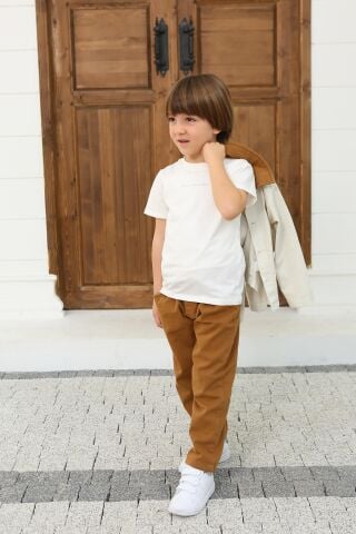 Kontrast Erkek Takım KAHVE - 3 Yaş