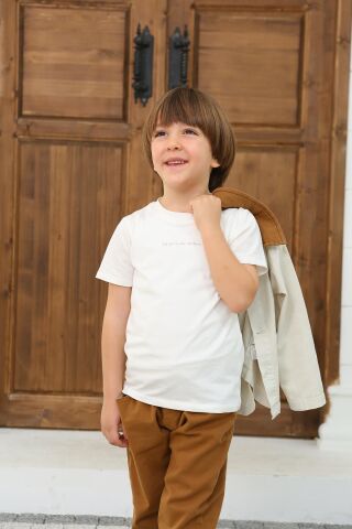 Kontrast Erkek Takım KAHVE - 3 Yaş