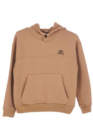 Mutlu Kids Kapüşonlu Erkek Çocuk Sweatshirt