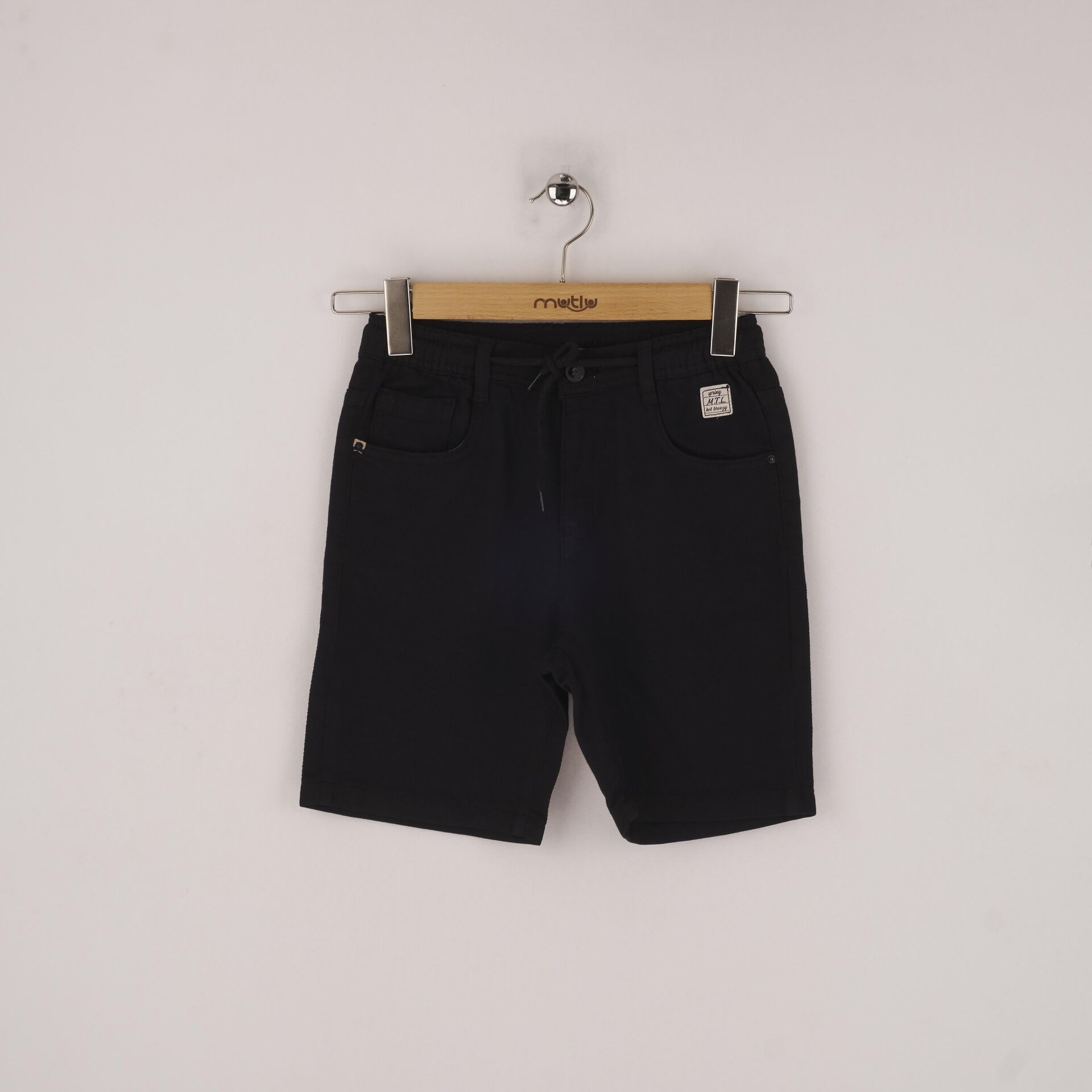 Mutlu Kids Erkek Çocuk Şort Siyah - 2 Yaş