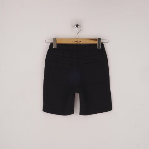 Mutlu Kids Erkek Çocuk Şort Siyah - 7 Yaş