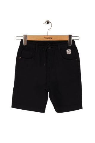 Mutlu Kids Erkek Çocuk Şort Siyah - 8 Yaş