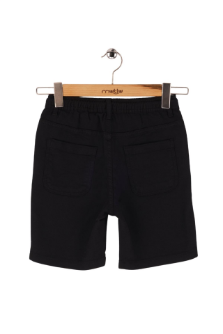 Mutlu Kids Erkek Çocuk Şort Siyah - 8 Yaş