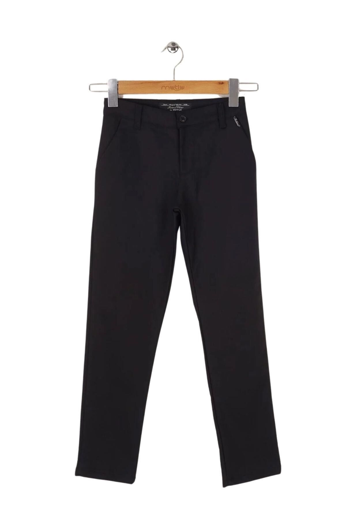 Mutlu Kids Cepli Kız Çocuk Okul Pantolonu