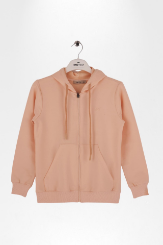 Mutlu Kanguru Cepli Uzun Kol Unisex Hırka