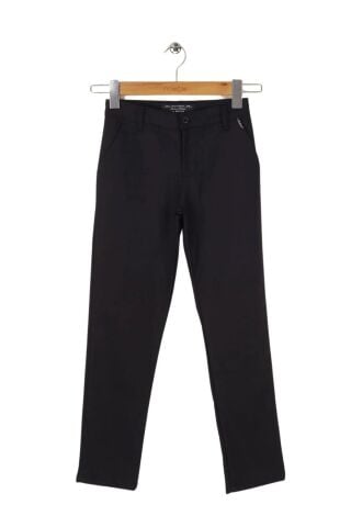 Mutlu Kids Cepli Kız Çocuk Okul Pantolonu Siyah - 14 Yaş